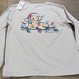 New Properly Tied Holiday Dog Long Sleeve Shirt kids